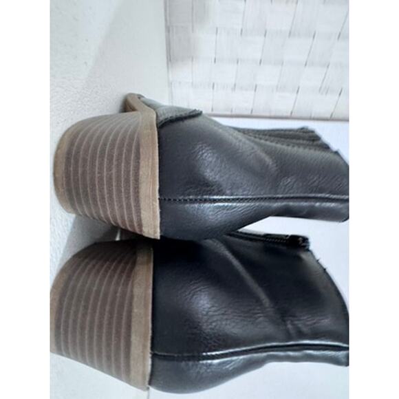 "FRYE & Co" Ankle Slip On Leather Ankle Boots‎ Size 6.5 Cowgirl Rodeo Block Heel - Picture 9 of 14